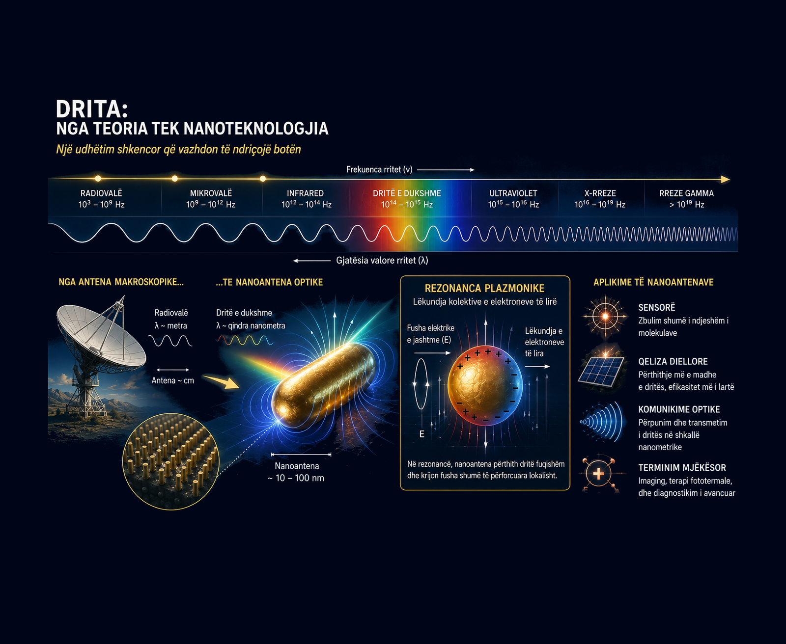 Nanoantenat dhe Sistemet Shumështresore të Filmave të Hollë